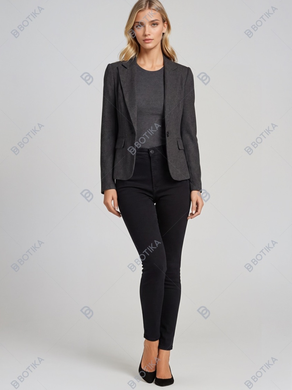 Smart Set Dark Gray Blazer